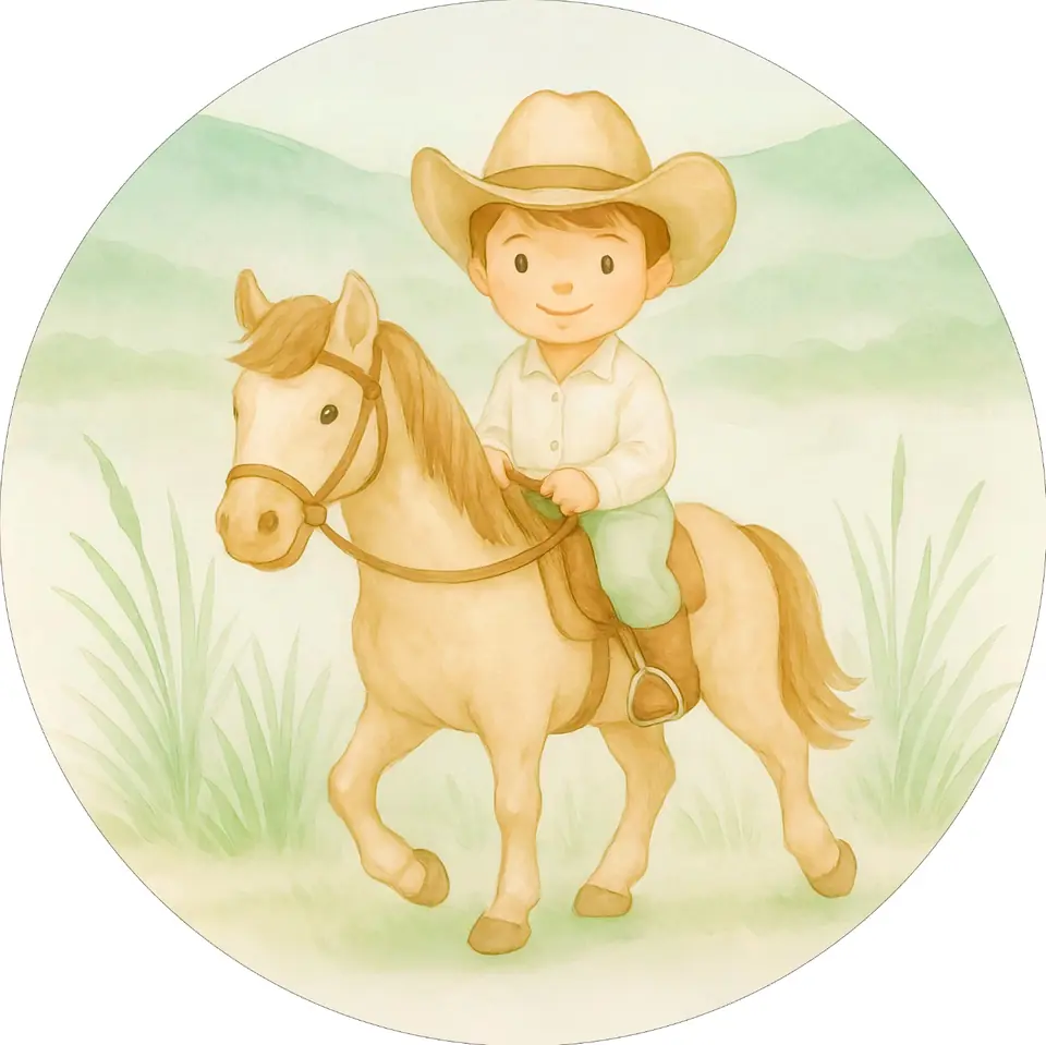 Panel Circular - Caballo