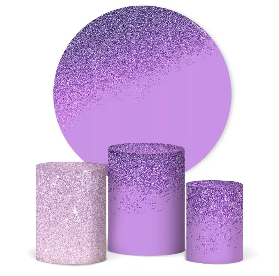 Kit panel circular trio de fundas - Glitter