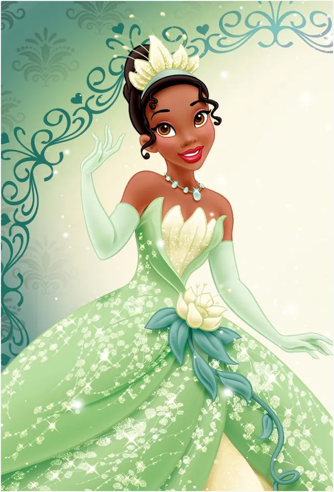 Panel Lateral - Princesa Tiana