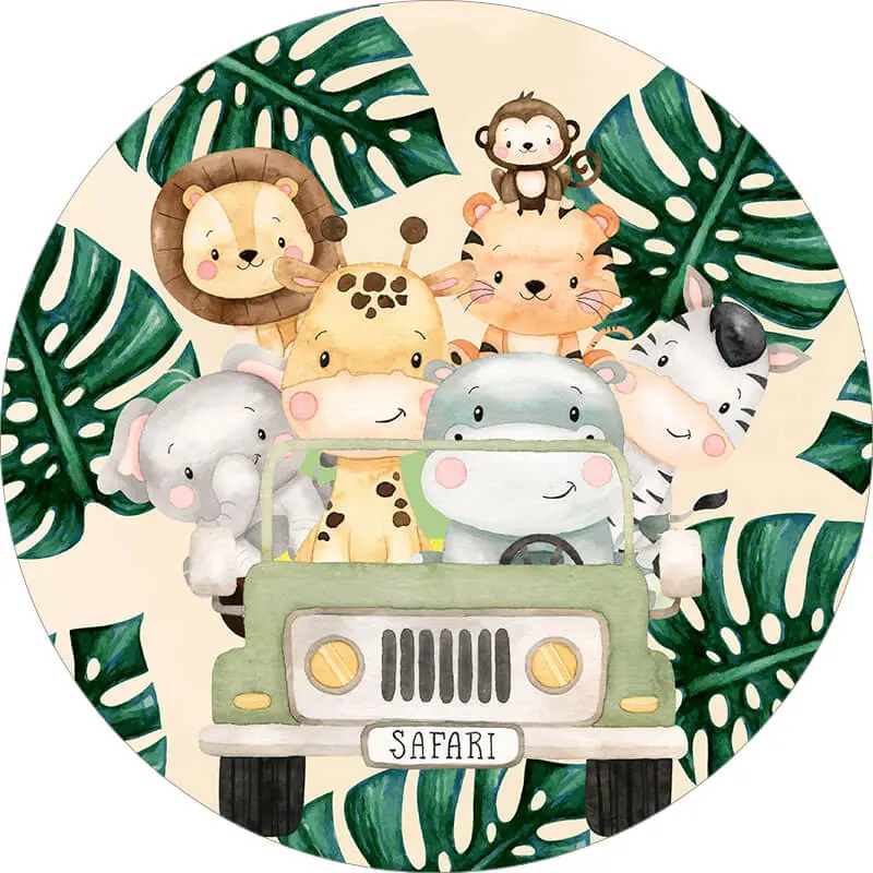 Panel Circular Kits Mini Fiestas - Safari