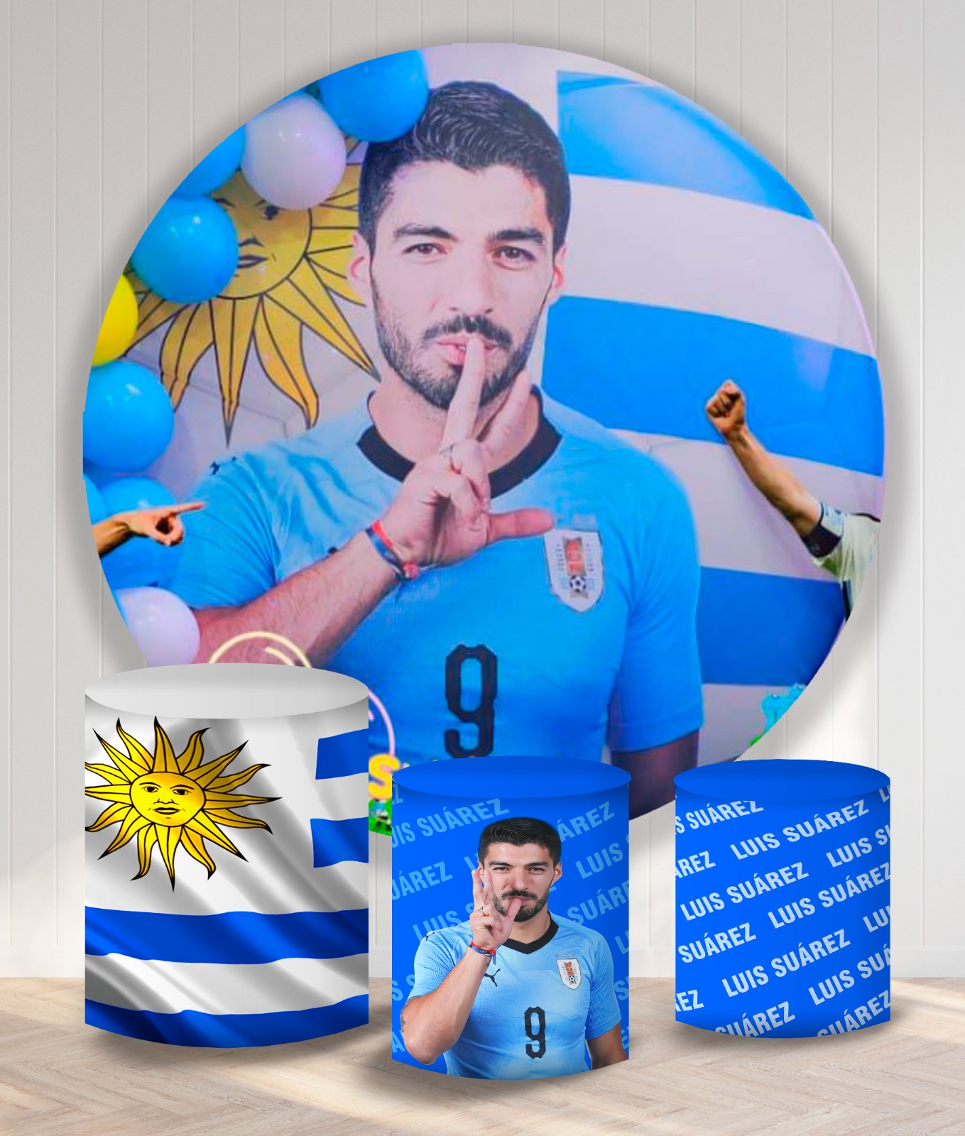 Kit panel circular trio de fundas - Suarez Uruguay