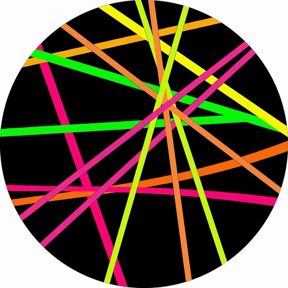 Panel Circular - Neón