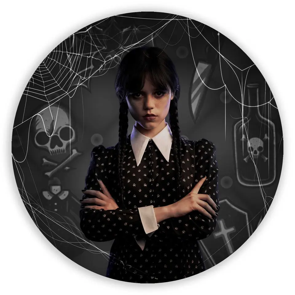 Panel Circular - Merlina Addams