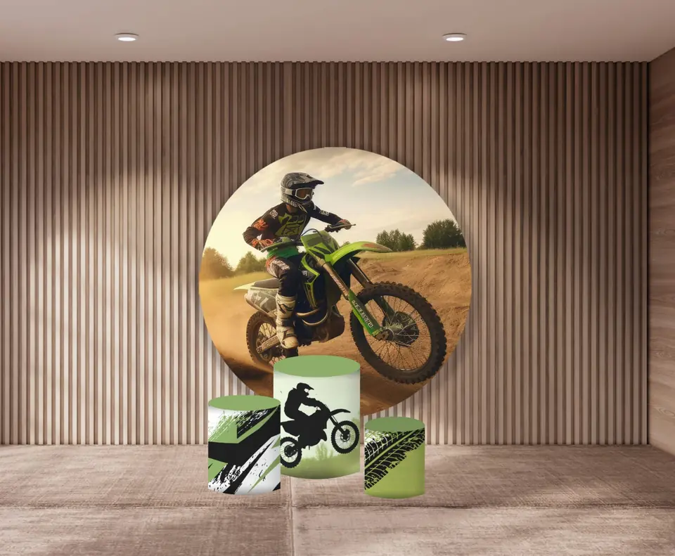Panel Circular - Moto Cross