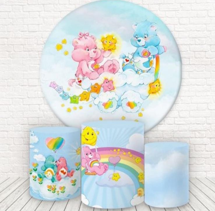 Kit panel circular trio de fundas - Osos Cariñosos