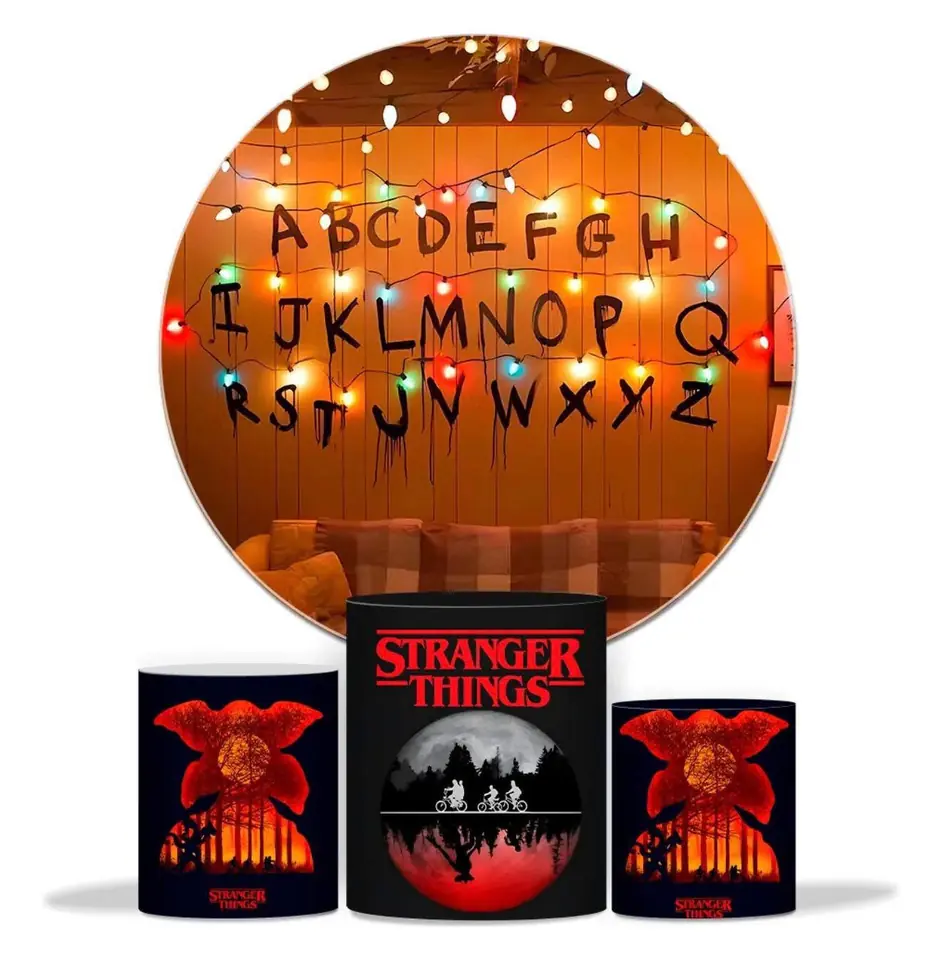 Kit panel circular trio de fundas – Stranger Things 2