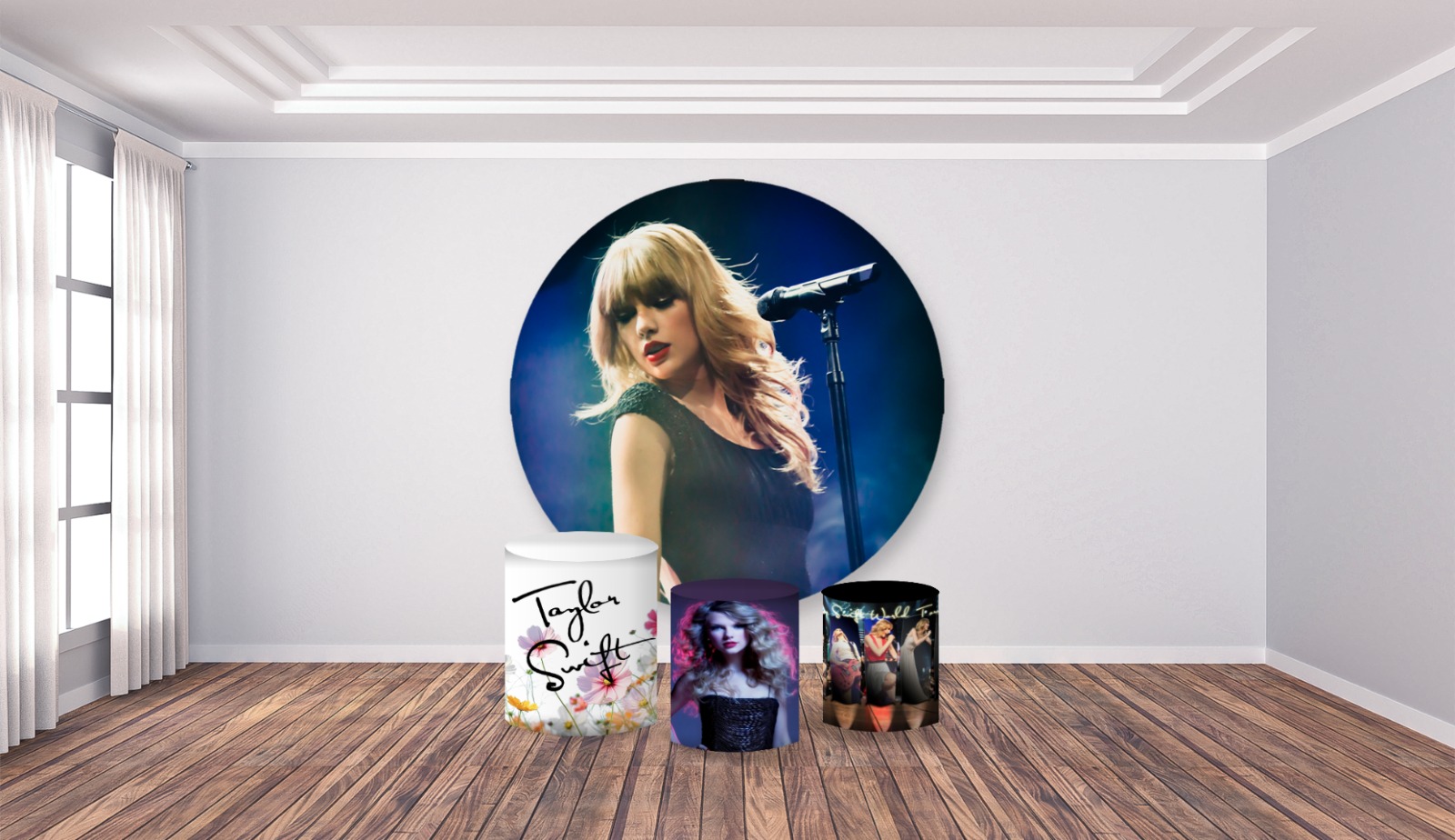 Kit panel circular trio de fundas - Teylor Swift