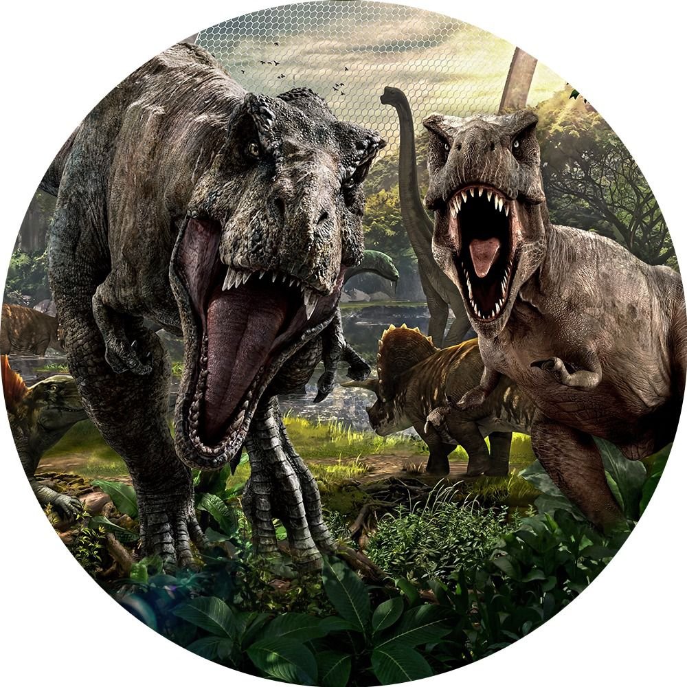 Panel Circular - Dinosaurios