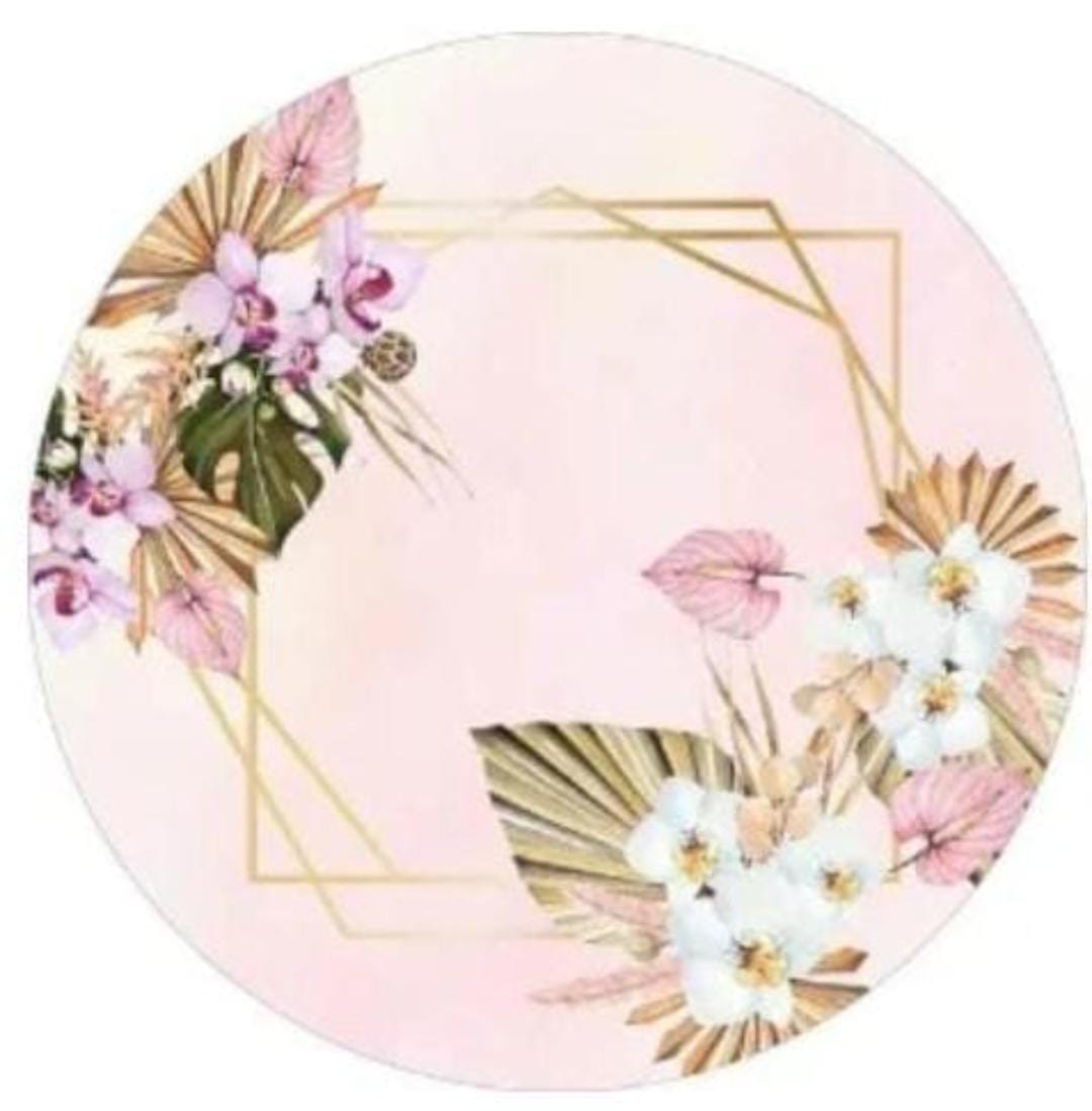 Panel Circular - Floral