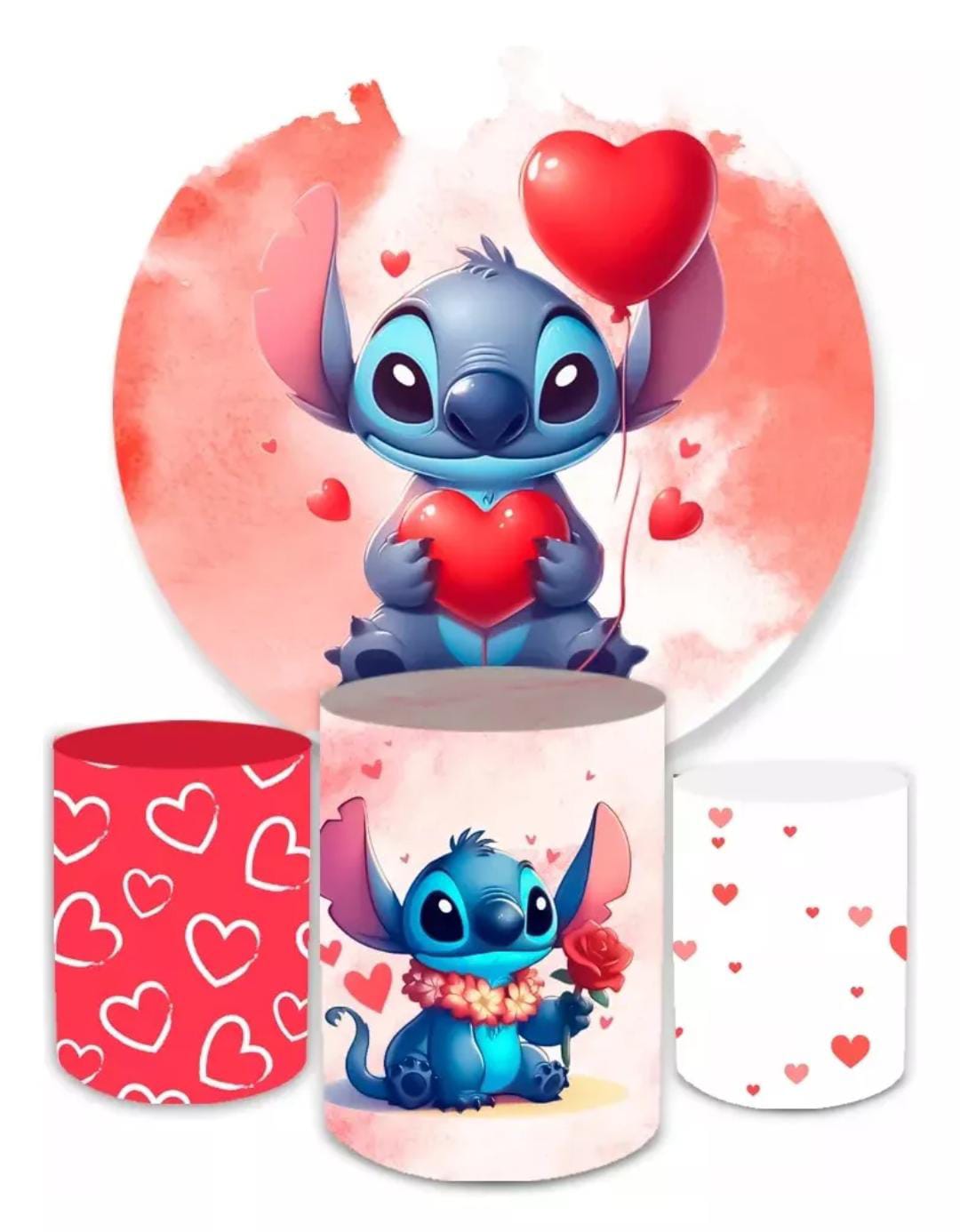 Kit panel circular trio de fundas – Stitch Love