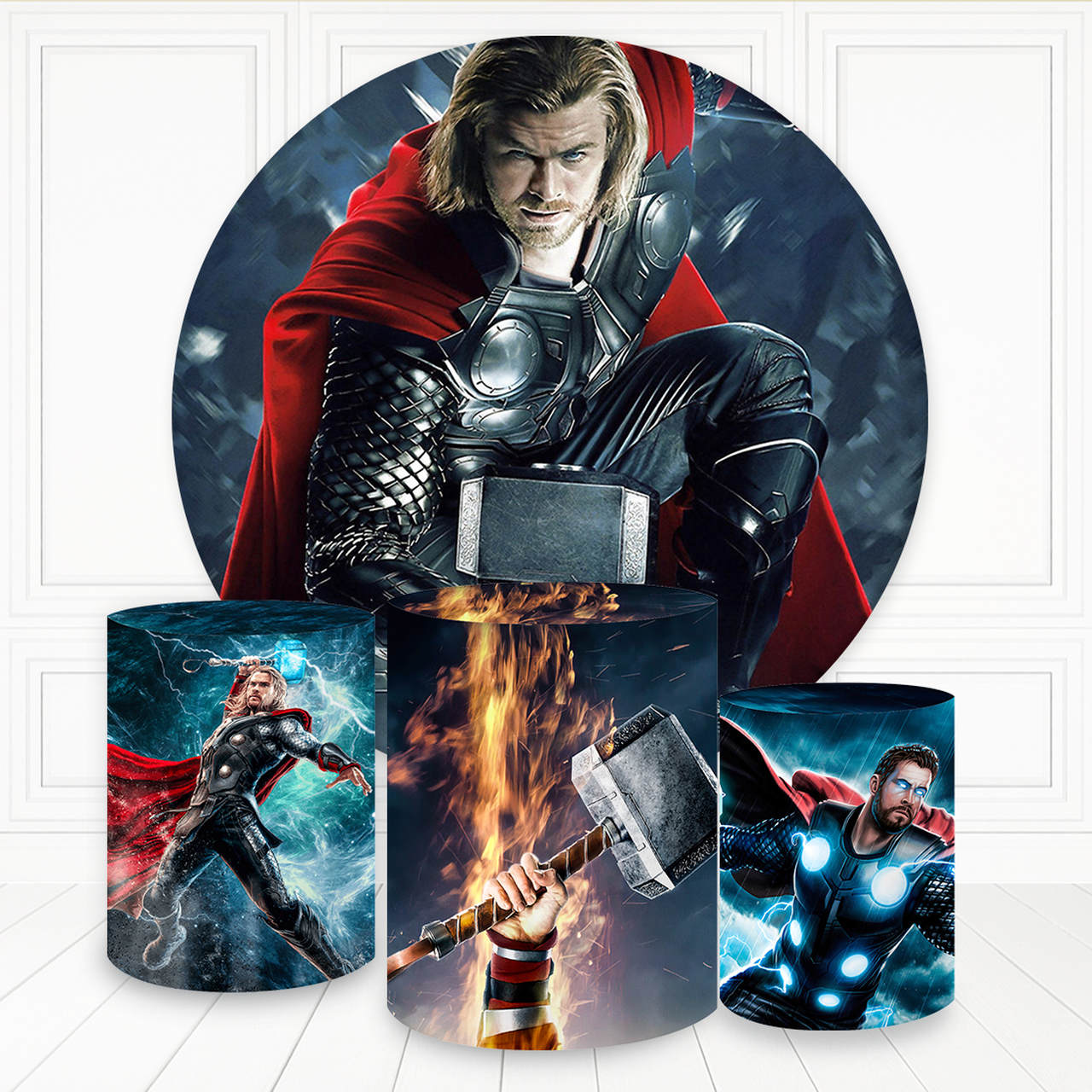 Kit panel circular trio de fundas - Thor