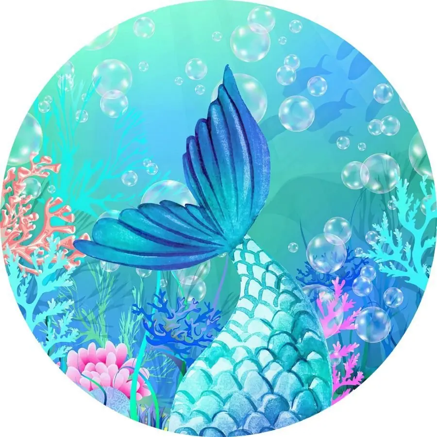 Panel Circular - Cola Sirena