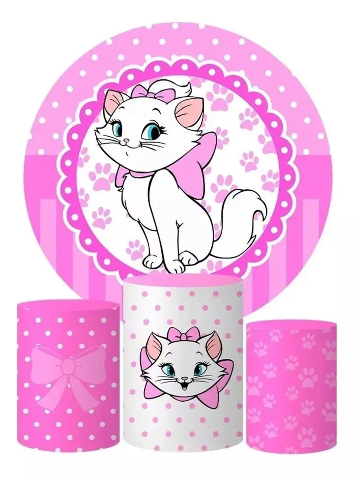 Kit panel circular trio de fundas – Gatita Marie