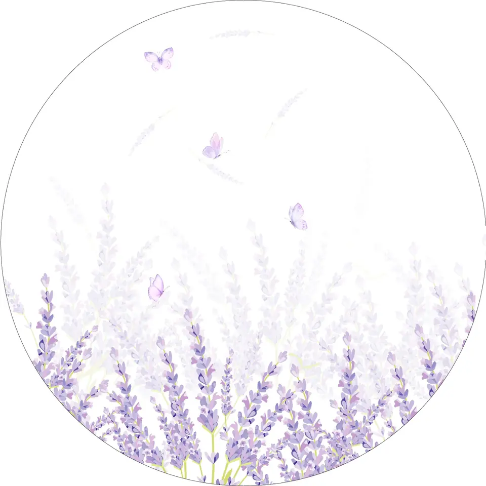 Panel Circular - Lavanda