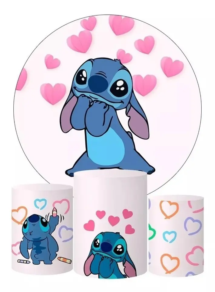 Kit panel circular trio de fundas – Stitch Love