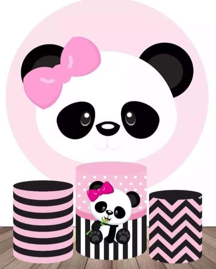 Kit panel circular trio de fundas - Osa Panda