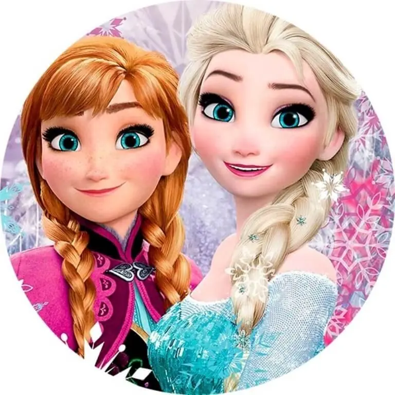 Panel Circular Kits Mini Fiestas - Frozen & Elsa