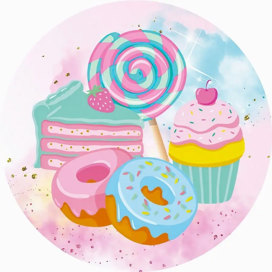 Panel Circular - Dulces