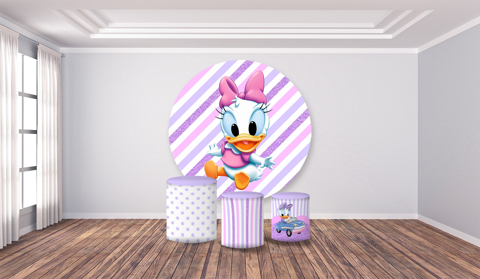 Kit panel circular trio de fundas - Daisy Baby