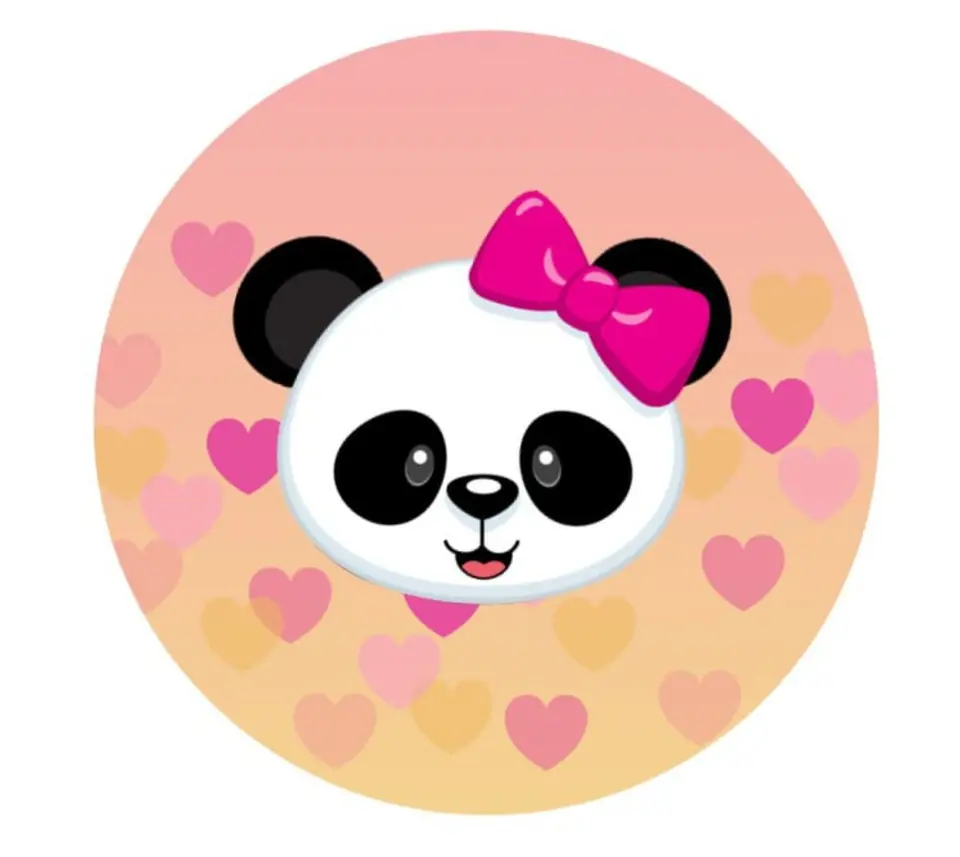 Panel Circular - Osa Panda