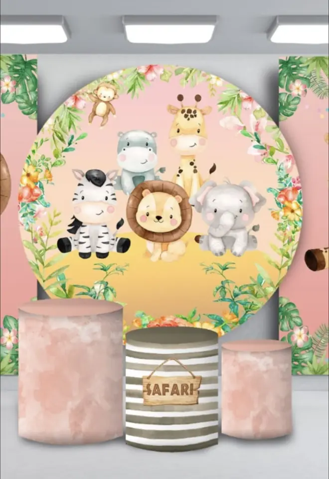 Kit panel circular trio de fundas - Safari