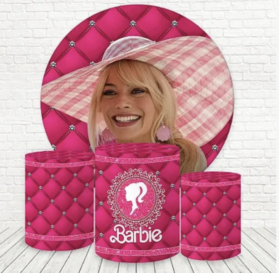 Kit panel circular trio de fundas - Barbie