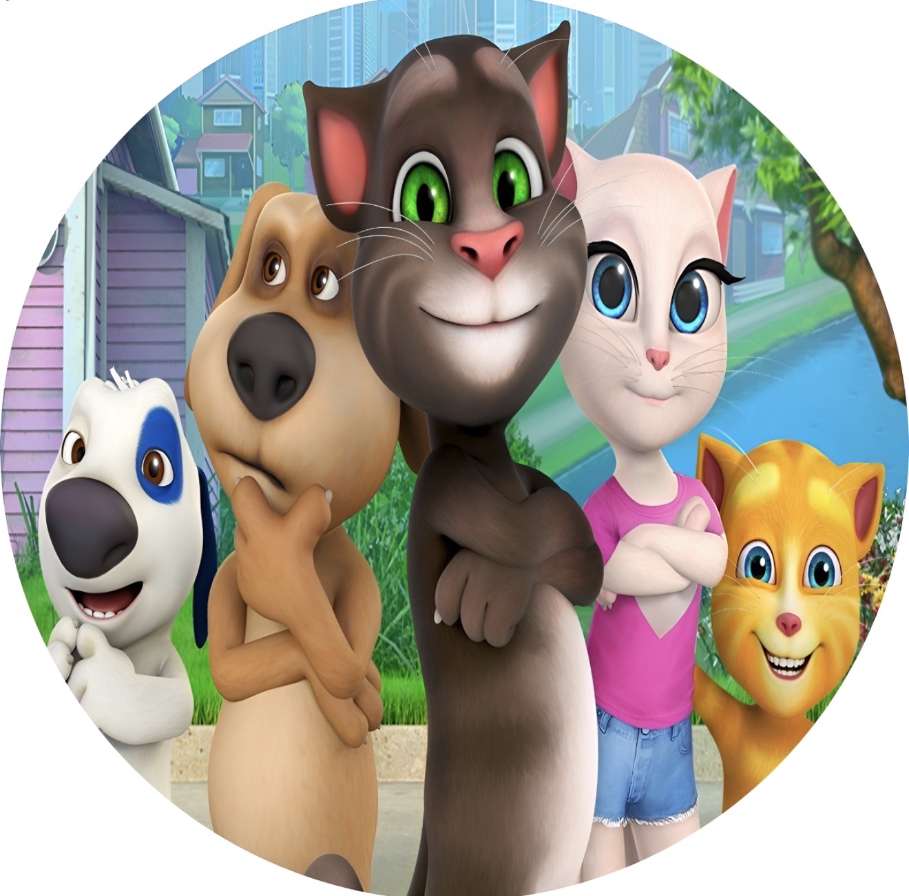 Panel Circular - Gato Tom