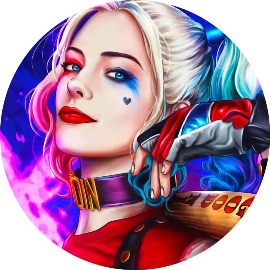 Panel Circular - Harley Quinn