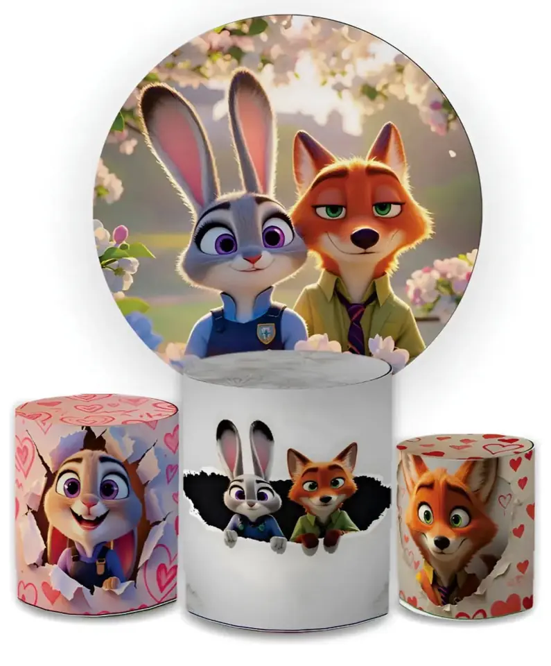Kit panel circular trio de fundas – Zootopia 2