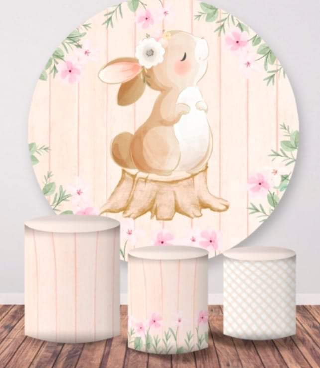 Kit panel circular trio de fundas - Conejita
