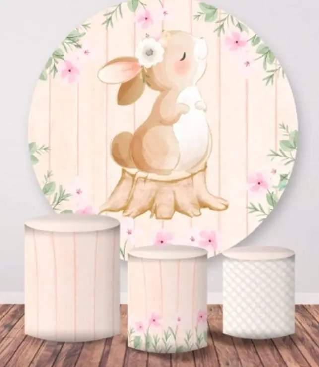 Kit panel circular trio de fundas - Conejita