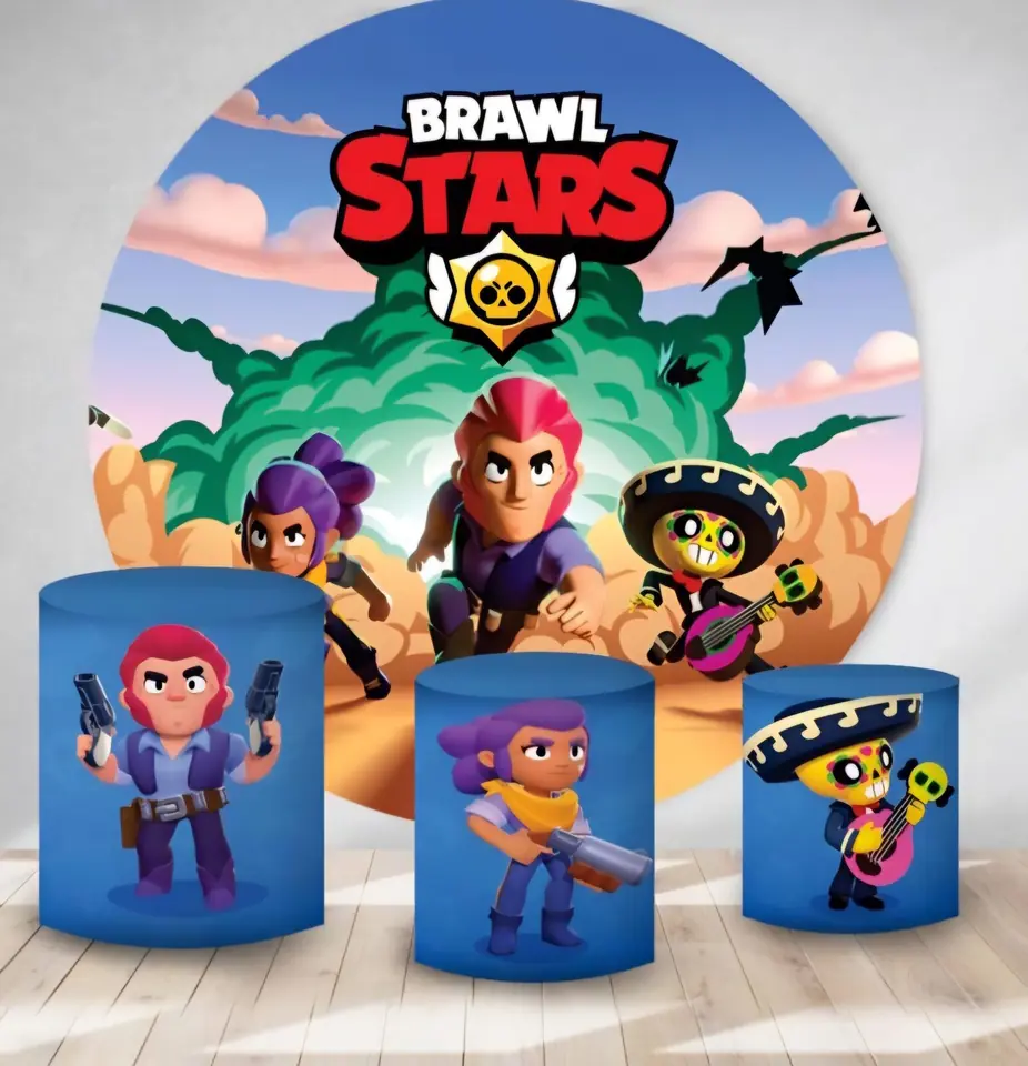 Kit panel circular trio de fundas - Brawl Stars