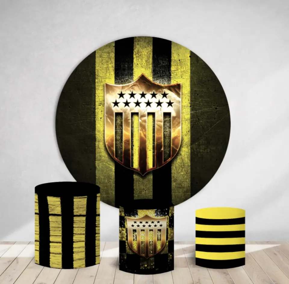 Kit panel circular trio de fundas - Peñarol