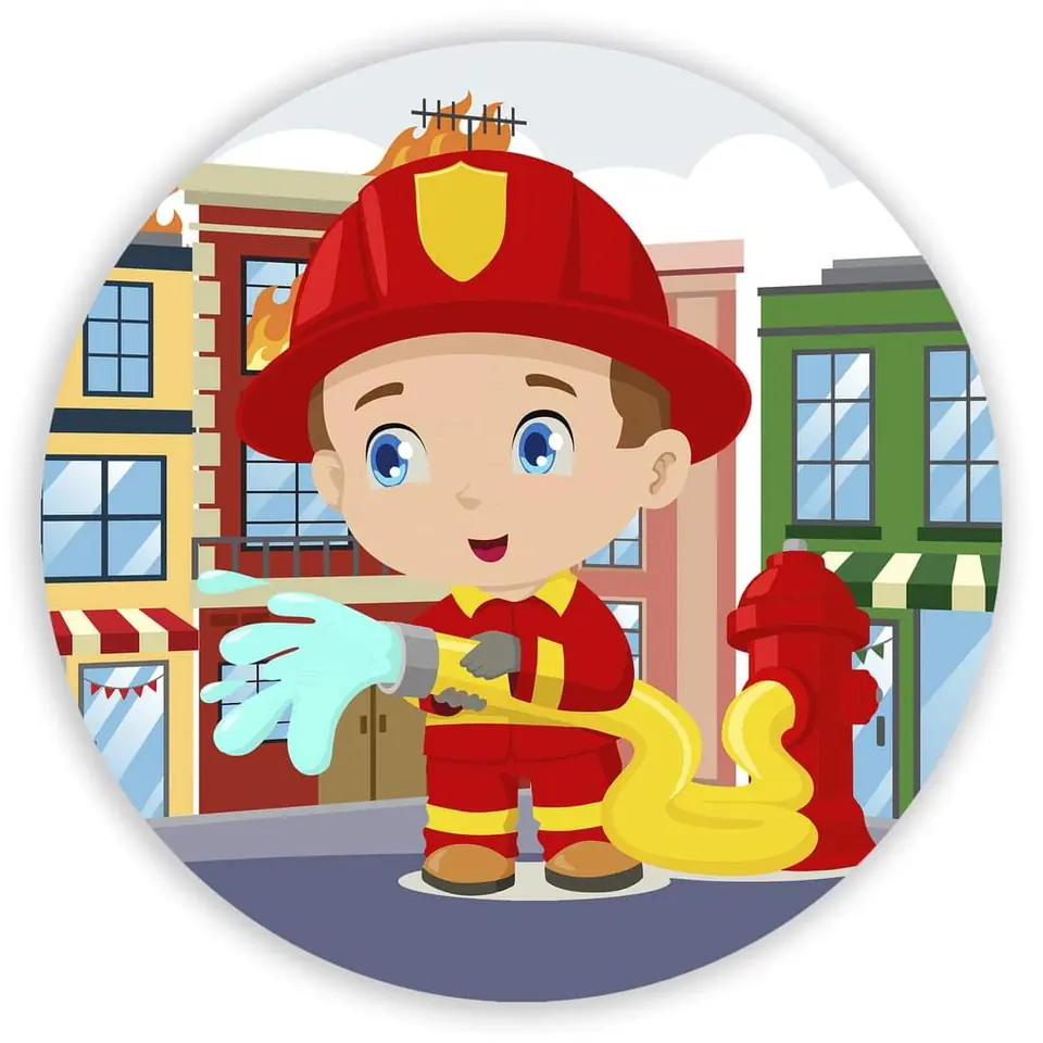 Panel Circular - Bomberos