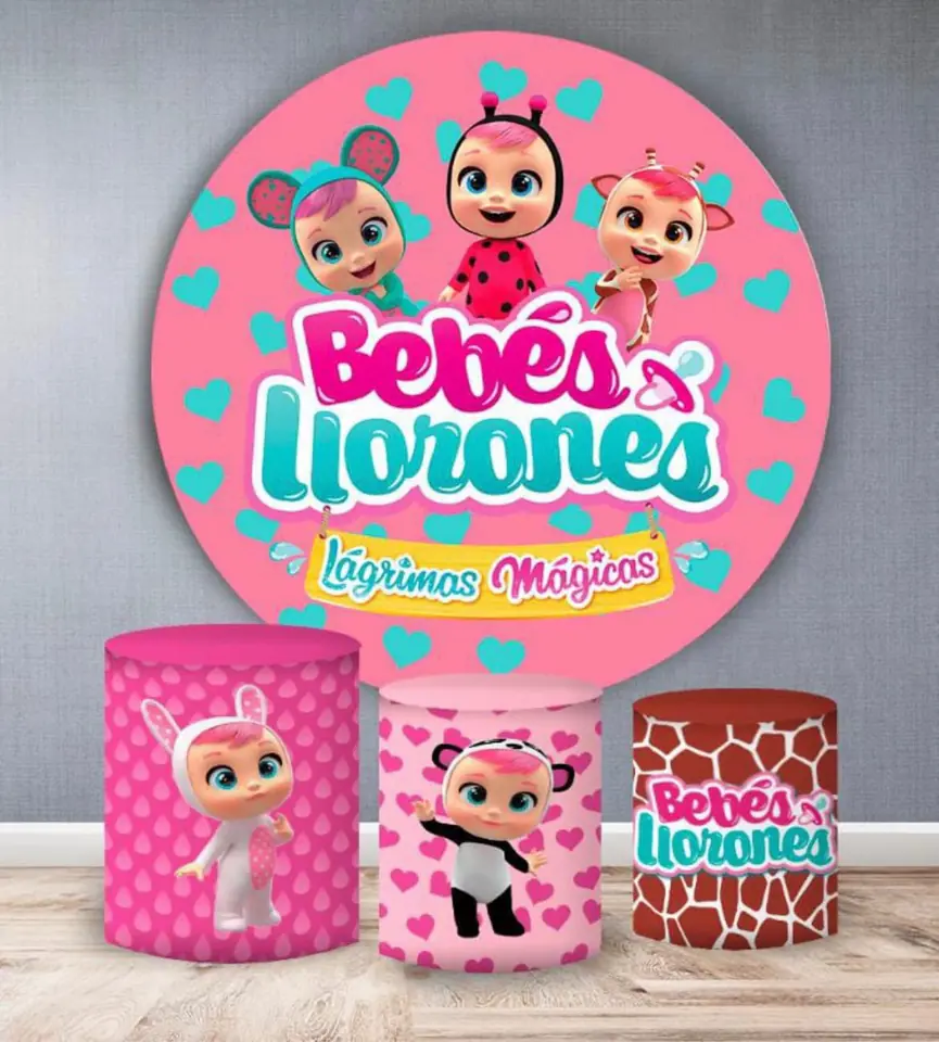 Kit panel circular trio de fundas - Bebe Llorones