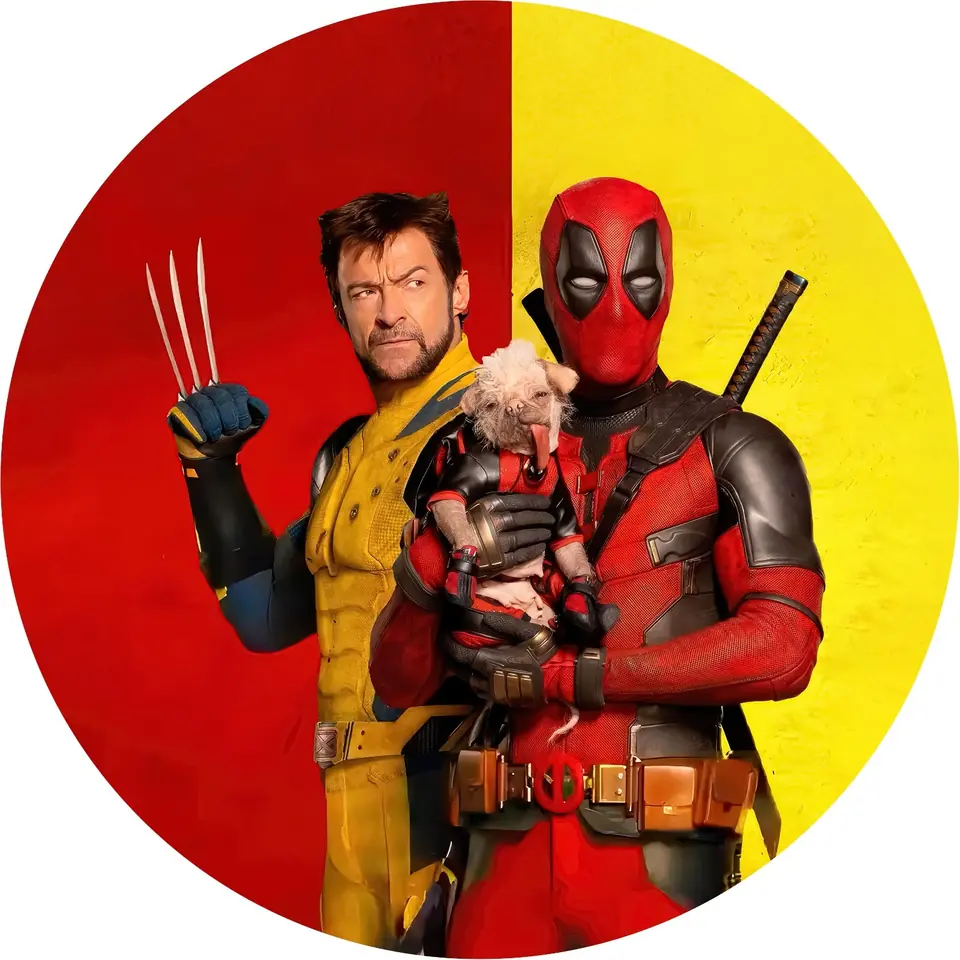 Panel Circular - Wolverine & Deadpool