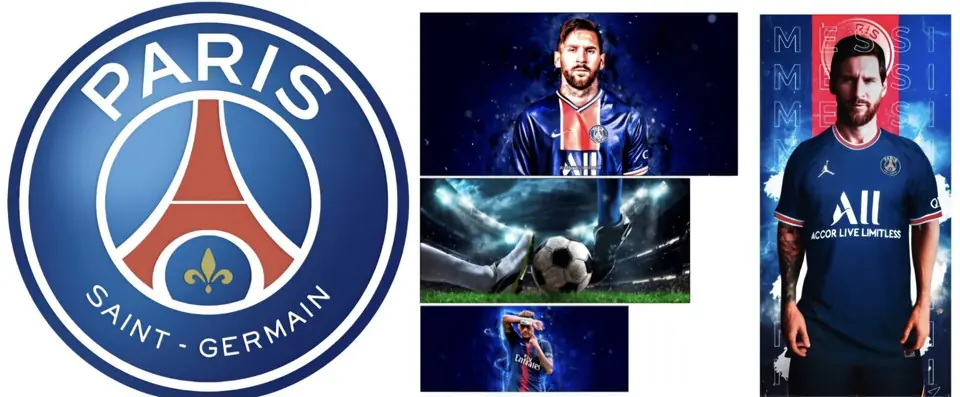 Kit panel circular,panel lateral trio de fundas - Paris Saint-Germain