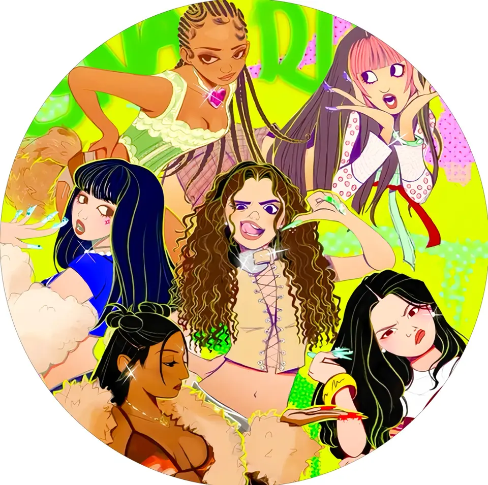 Panel Circular - Katseye