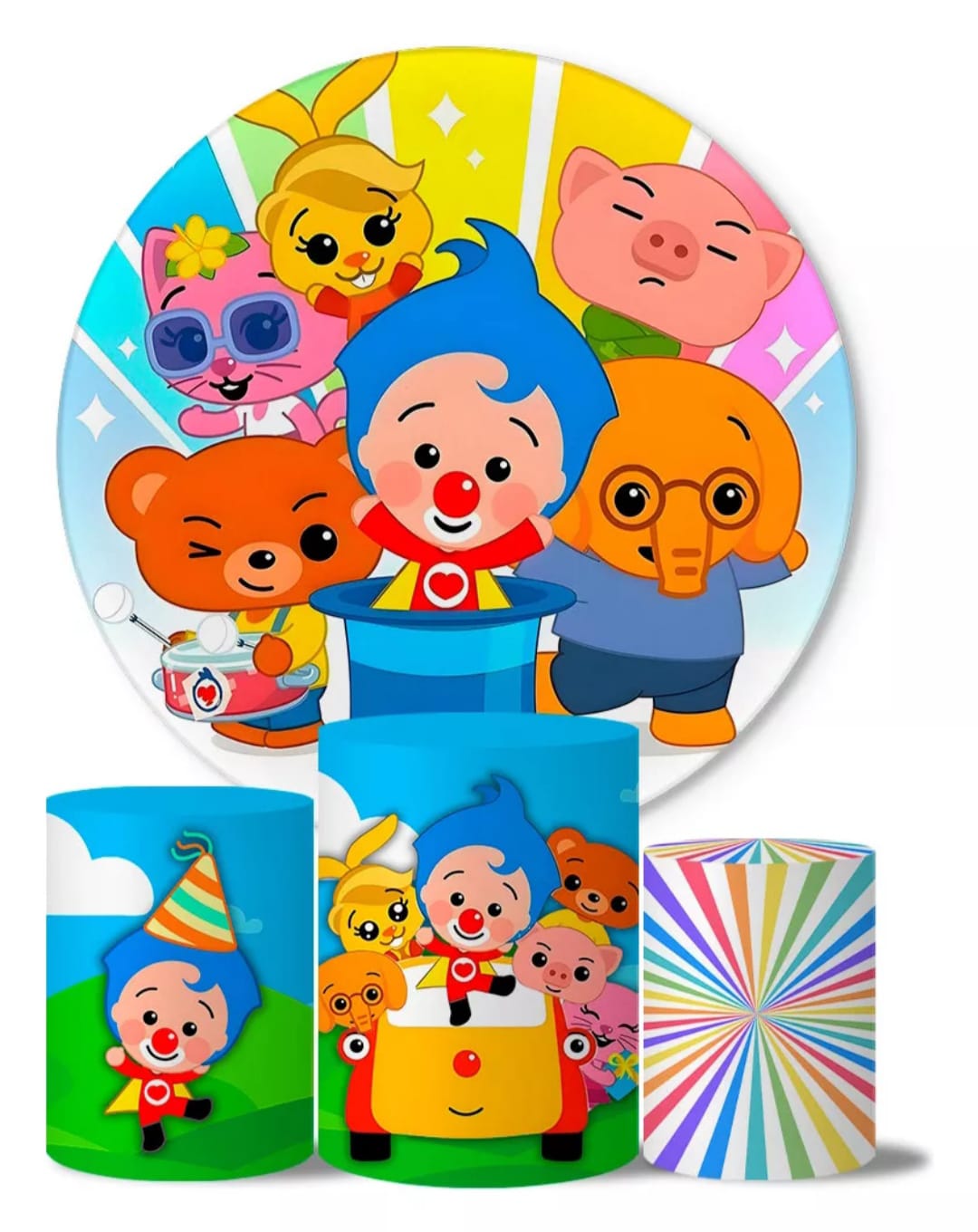 Kit panel circular trio de fundas – Plim Plim