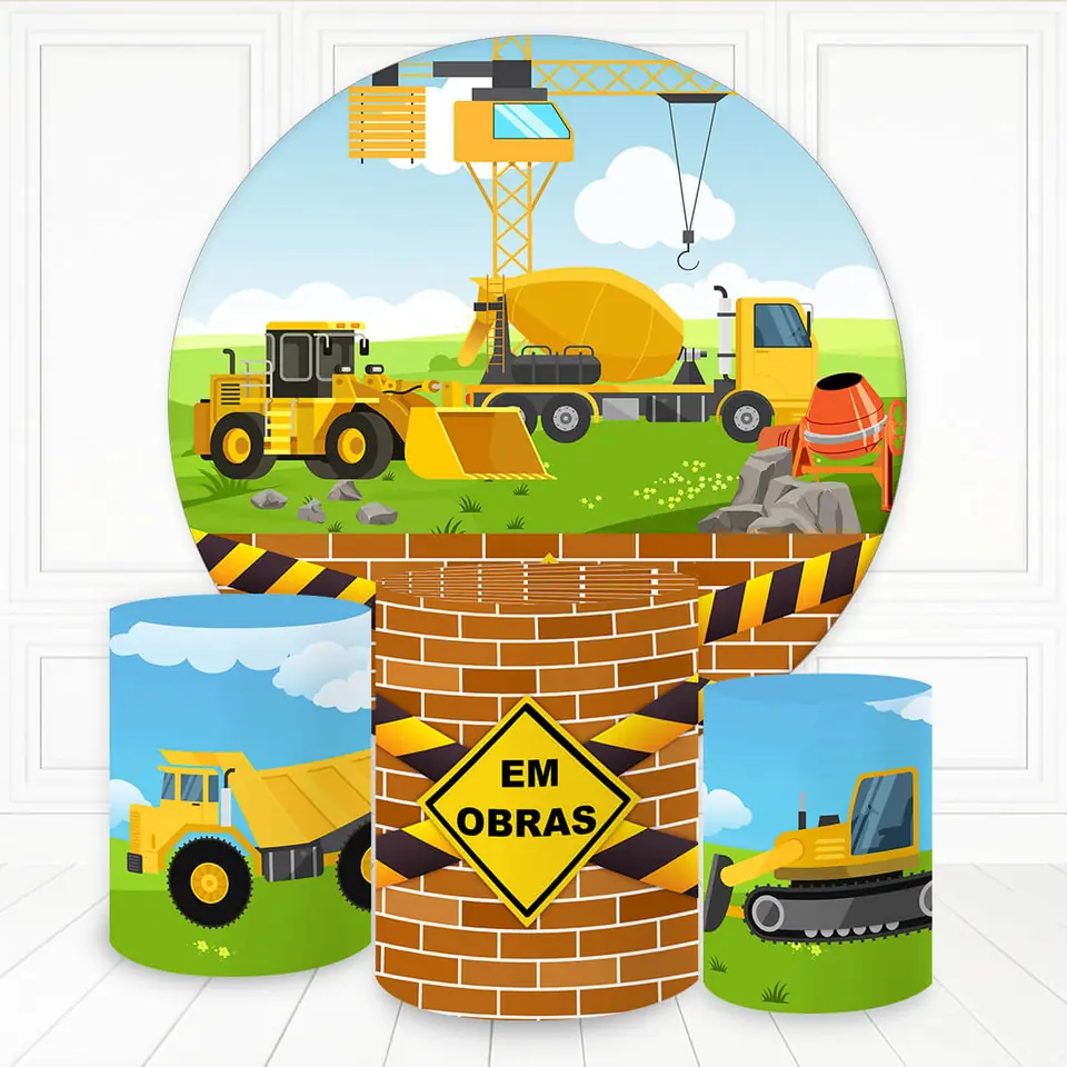 Kit panel circular trio de fundas - Construcción
