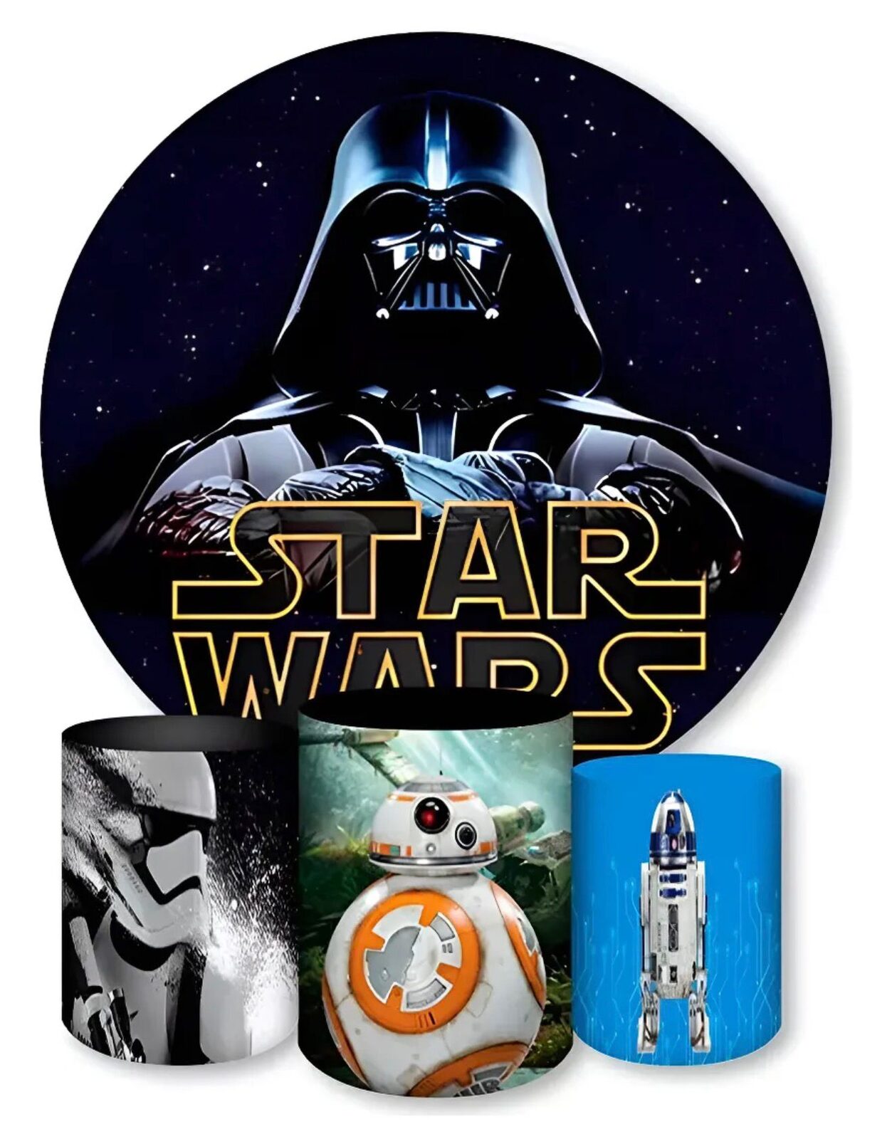 Kit panel circular trio de fundas - Star Wars