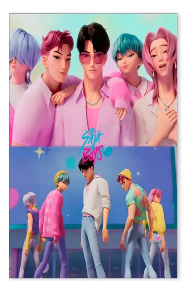Panel Lateral - Saja Boys K-Pop Demon