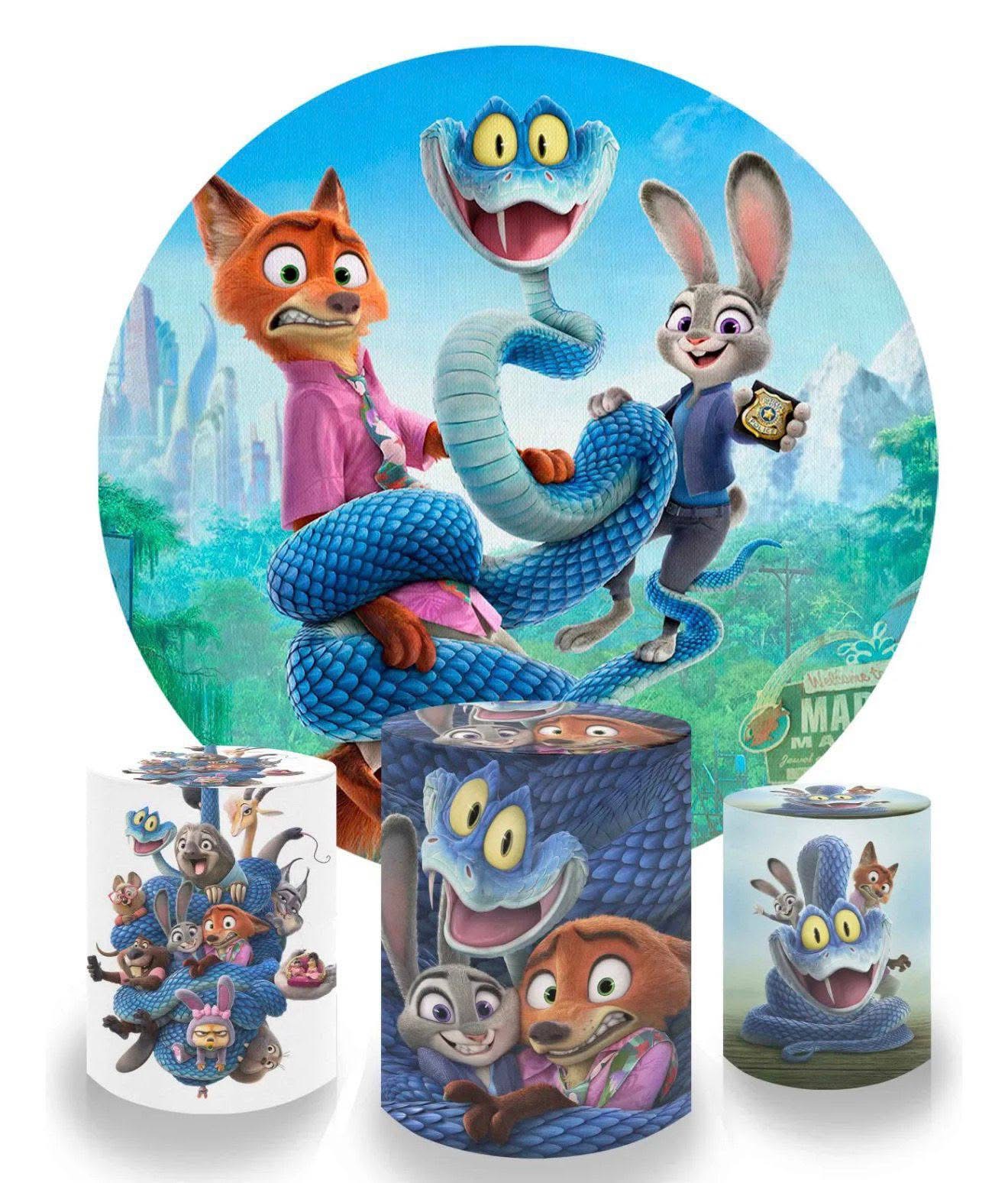 Kit panel circular trio de fundas – Zootopia 2
