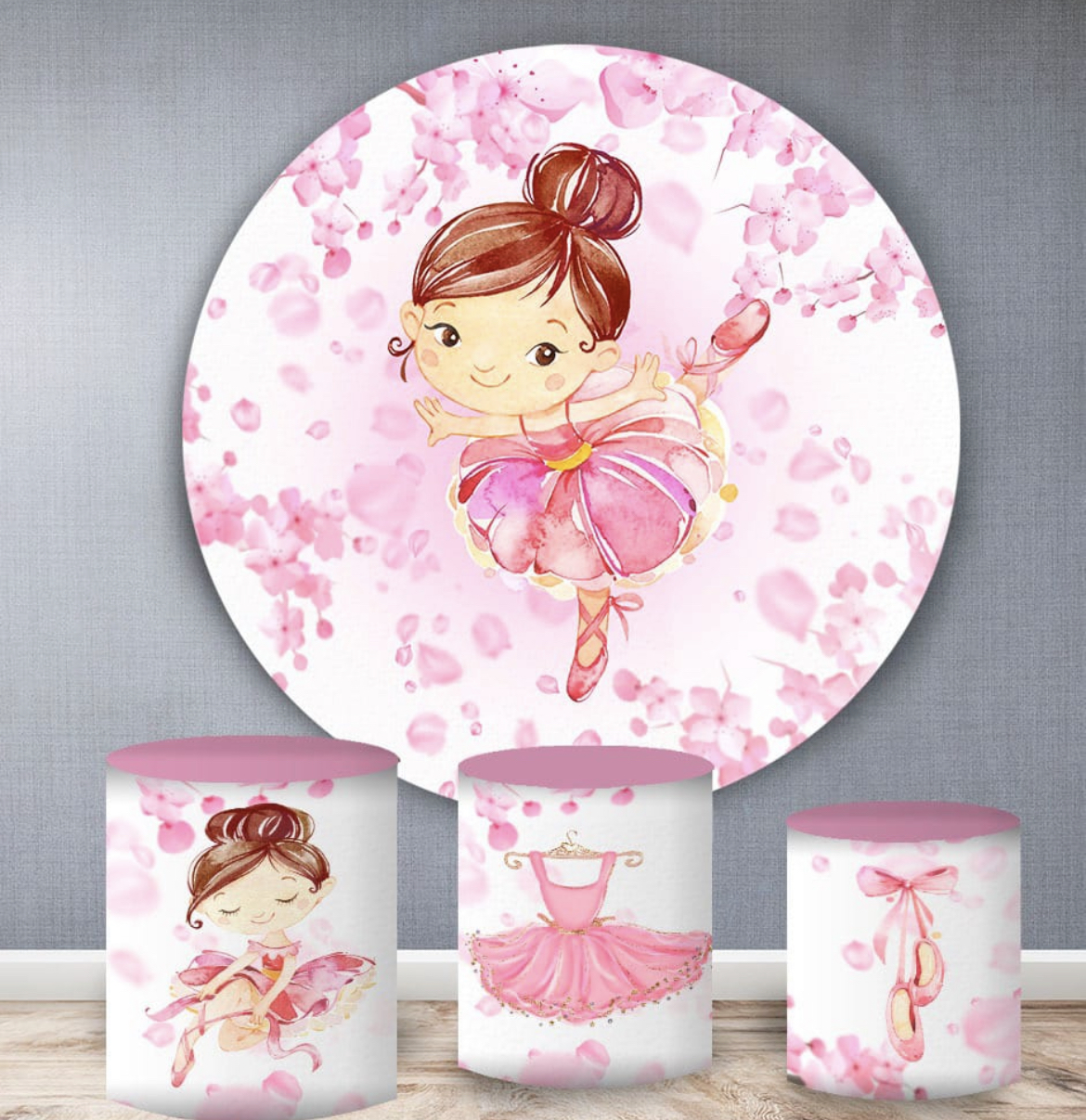 Kit panel circular trio de fundas - Ballet