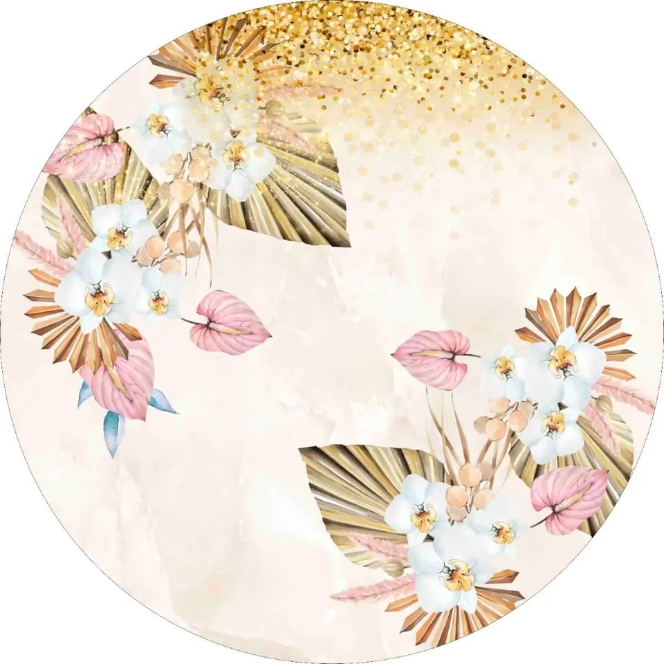 Panel Circular - Floral
