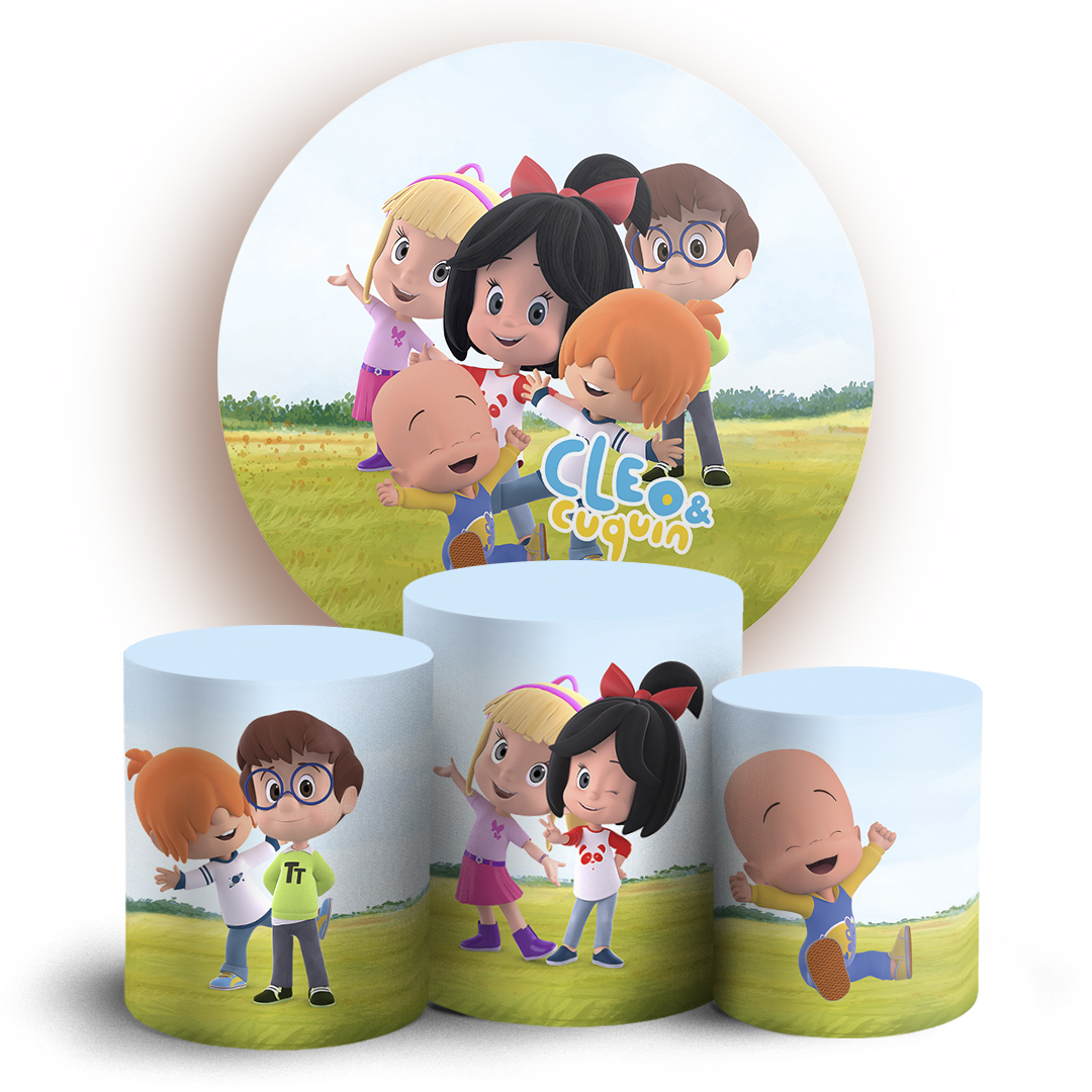 Kit panel circular trio de fundas - Cleo & Cuquin
