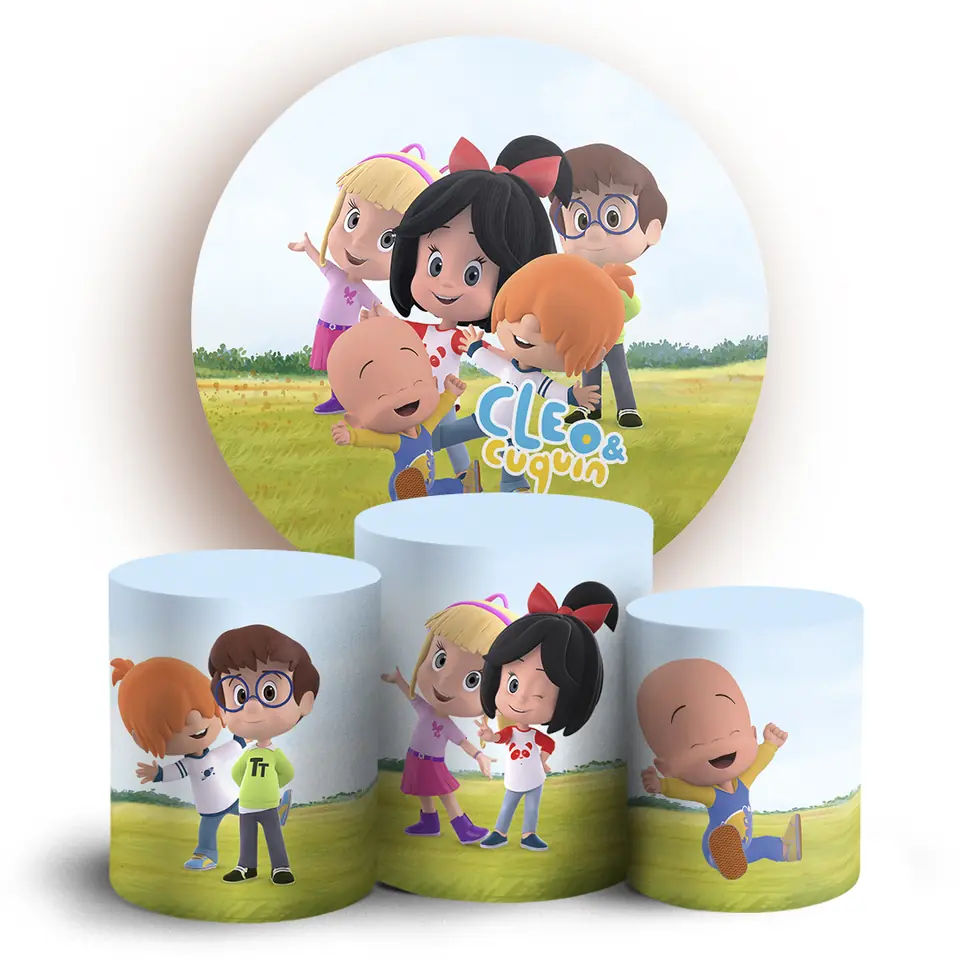 Kit panel circular trio de fundas - Cleo & Cuquin