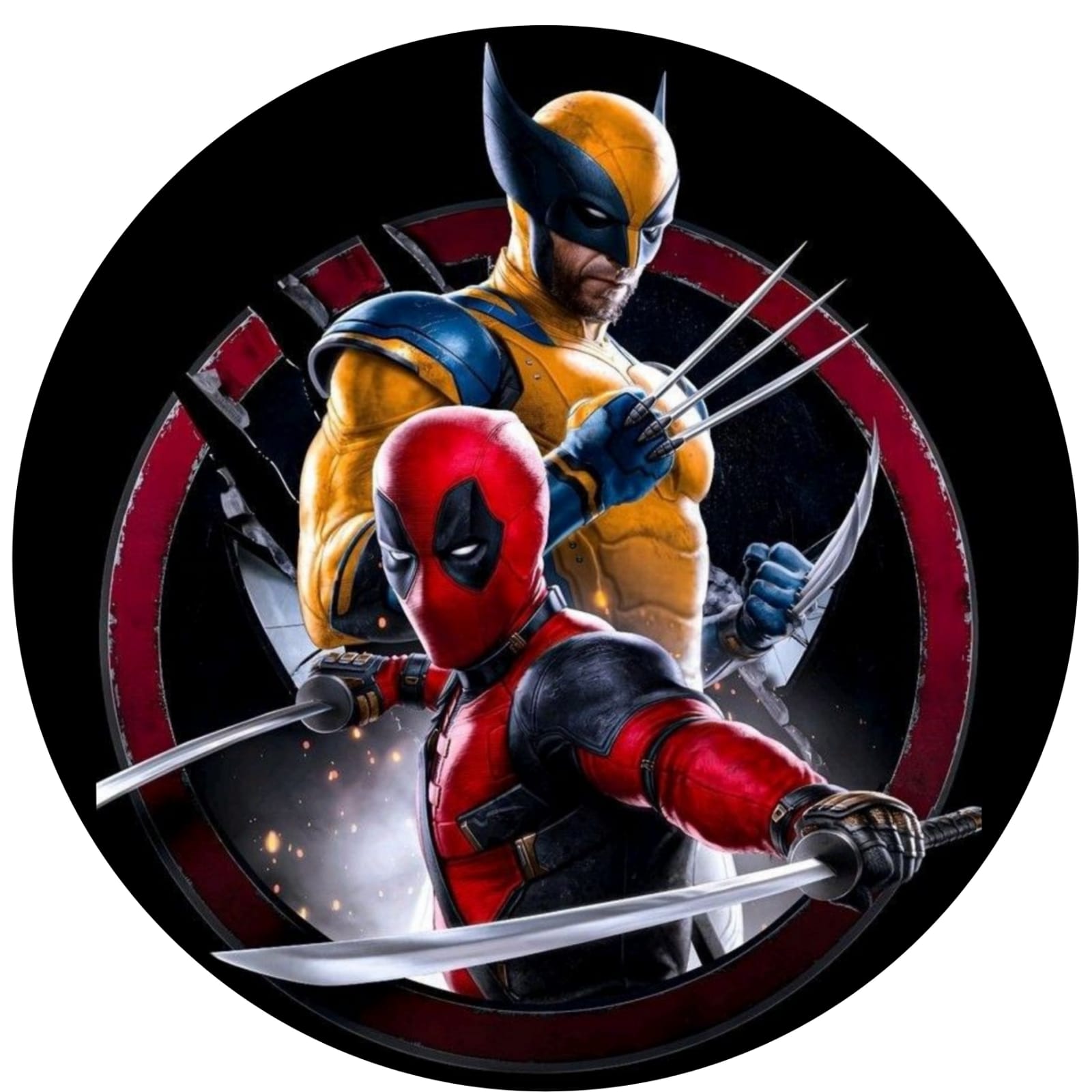 Panel Circular - Deadpool
