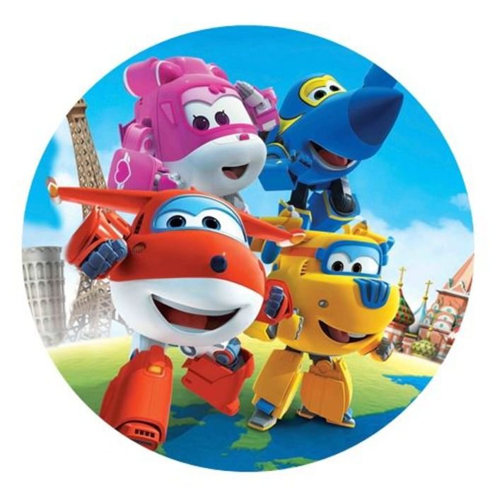 Panel Circular - Super Wings