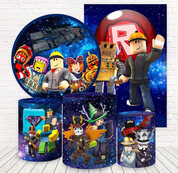 Kit panel circular,panel lateral trio de fundas - Roblox